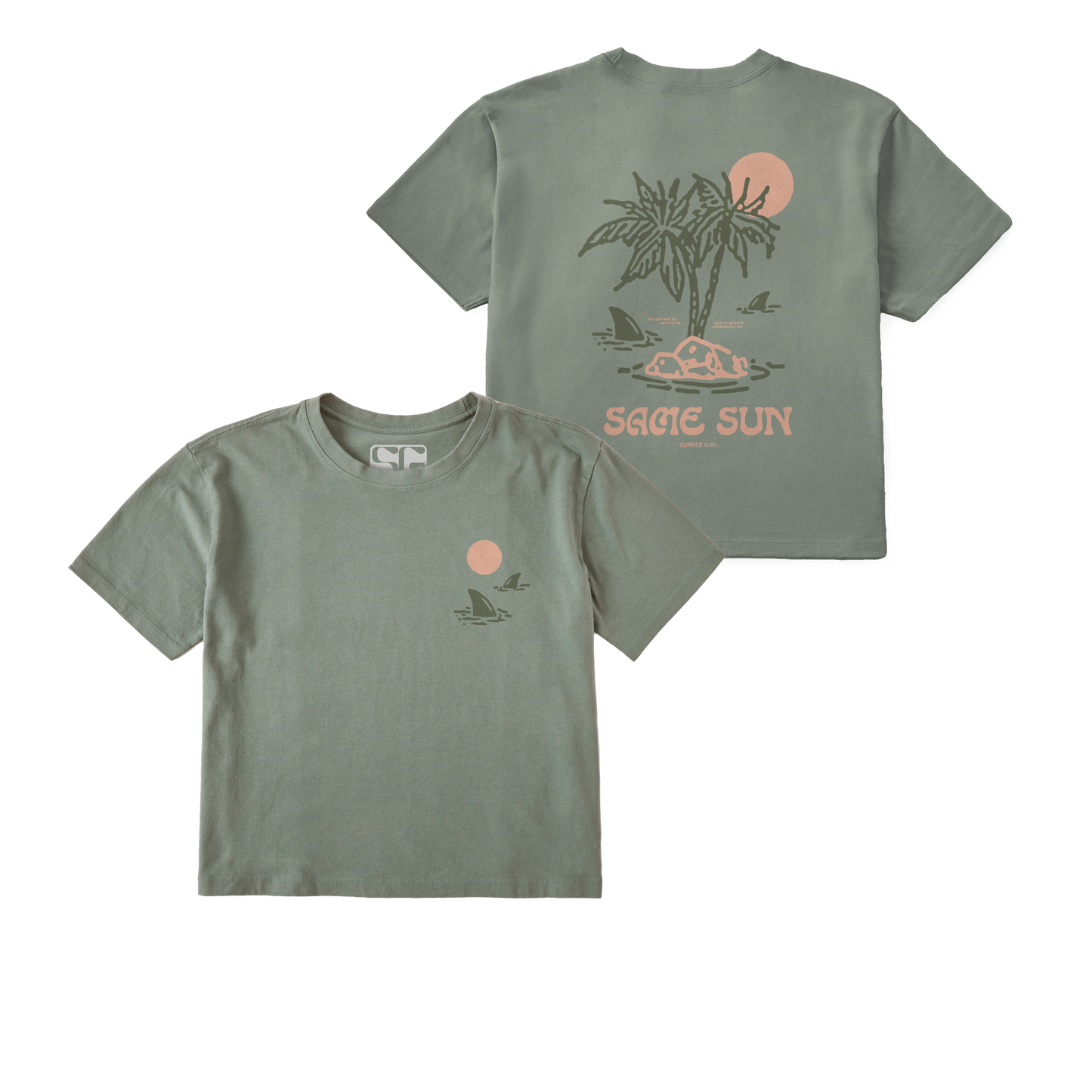 Cropped Same Sun Tee