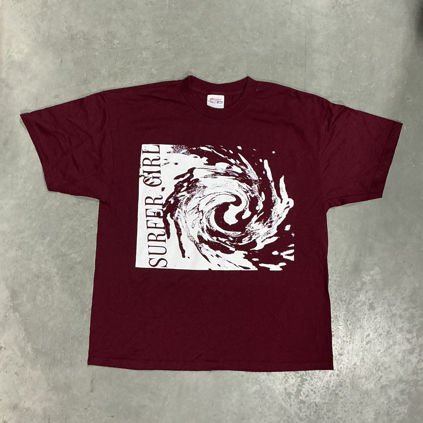 Large "Maroon" Cyclone Tee
