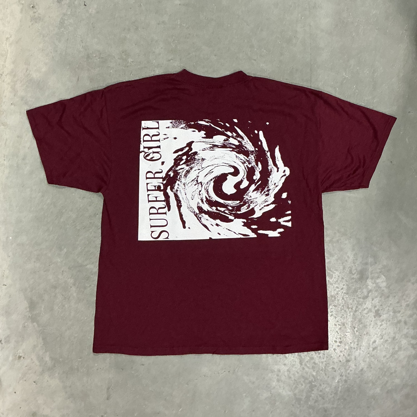 Large "Maroon" Cyclone Tee