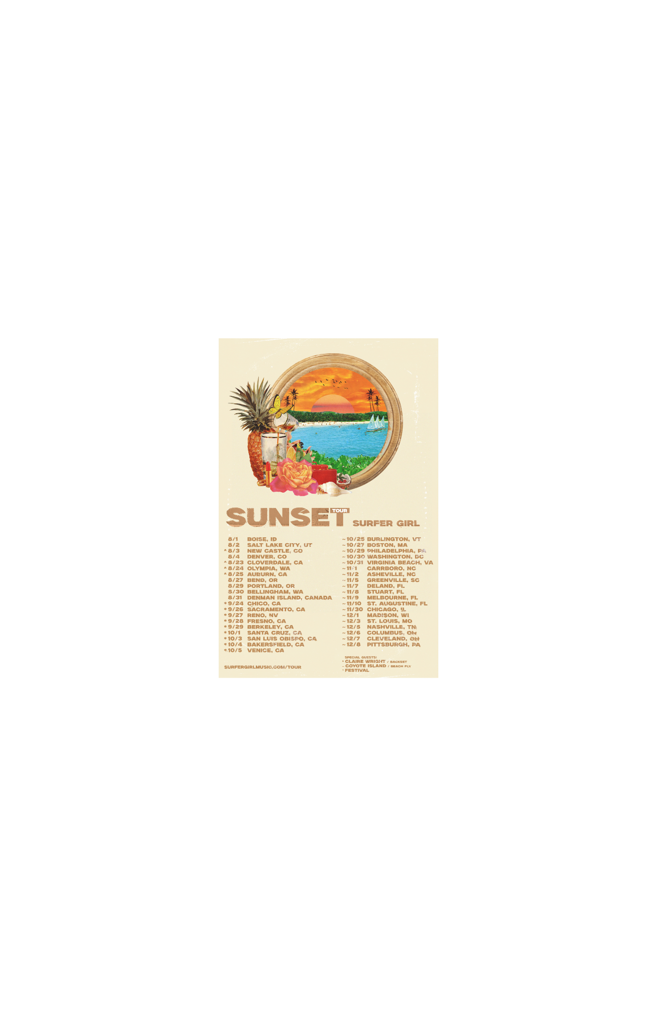 Sunset Tour Poster