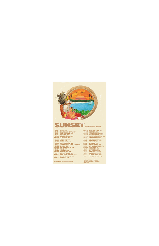 Sunset Tour Poster